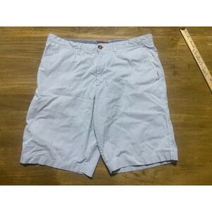 Merona Shorts, Men's Size 34, Blue, Flat Front, Chino Shorts